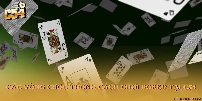Các vòng cược trong cách chơi Poker tại C54