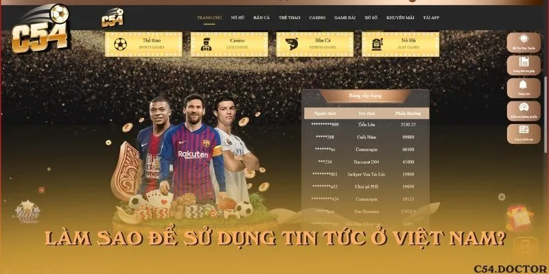Sử dụng trang tin tức uy tín đơn giản