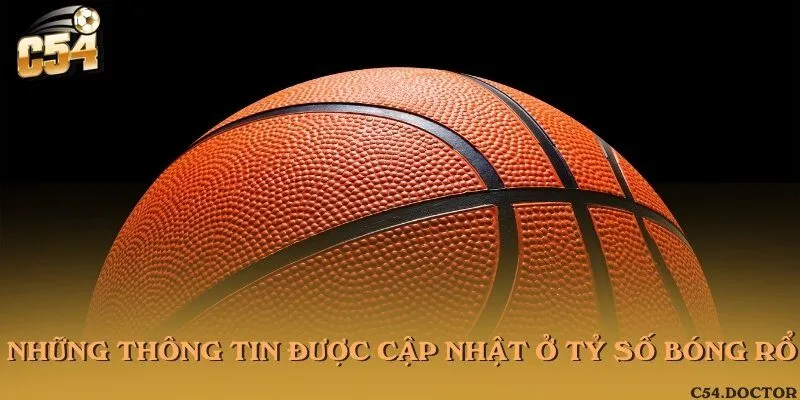 Các thông tin cập nhật trên trang chủ tỷ số